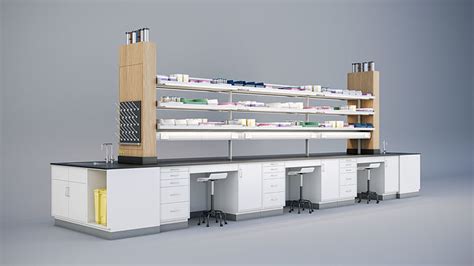 Laboratory - Workspace 3D model | CGTrader