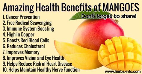 Amazing Health Benefits Of Mangoes - Herbs Health & Happiness