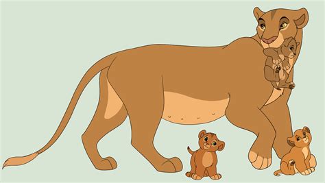 Pregnant lioness with cubs adopt by XxHeartStormxX on DeviantArt