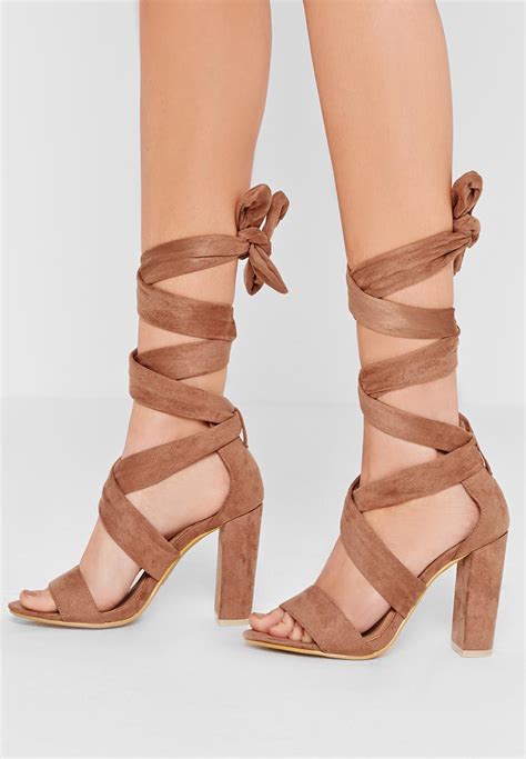 Thick strap block heel-Tan Missguided Heels | Superbalist.com