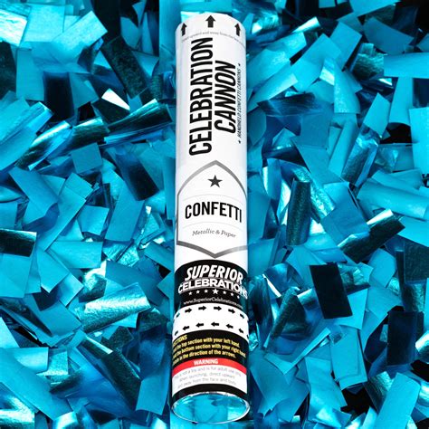 Blue Confetti Cannon – Superior Celebrations