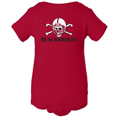 Nebraska Husker Onesie - Blackshirts Logo