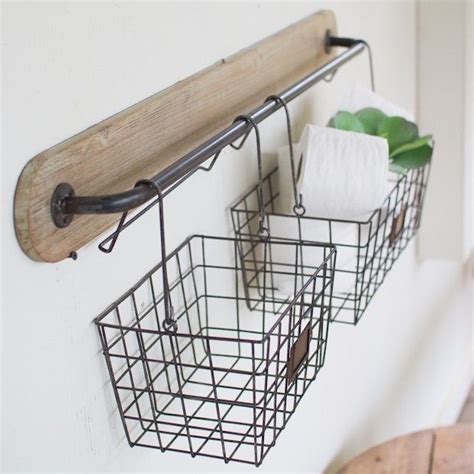 Smart Hanging Wire Basket Shelf Low Ceiling Pot Rack Balcony Herb Garden Planter