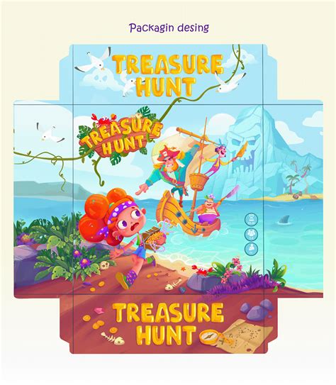 Board game "Treasure hunt" :: Behance