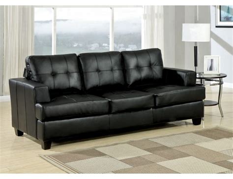 Black Leather Sofa Bed 10 – TopsDecor.com