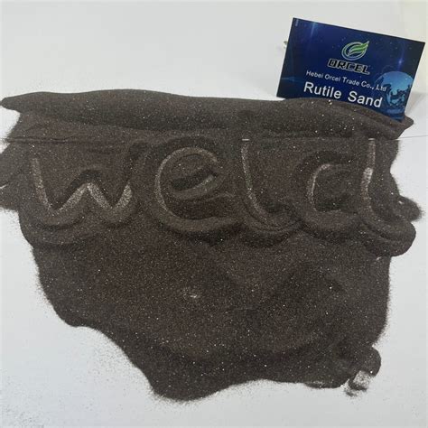 Rutile Sand 92% Sell Titanium Ore Price Ilmenite Sand with a High Electrodes TiO2 Price Rutile ...