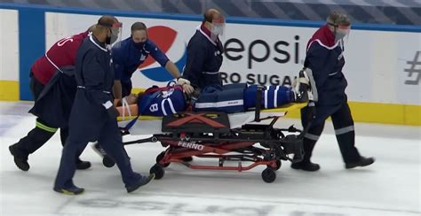 Leafs' Jake Muzzin leaves game on a stretcher with injury | Offside