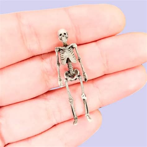 HUMAN SKELETON - 1:48 scale miniature for diorama, dollhouse, tabletop crafts $14.40 - PicClick