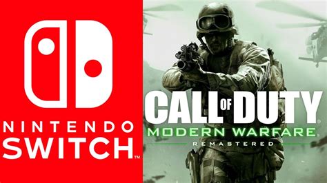 Call Of Duty Modern Warfare Remastered Nintendo Switch Announcement ...