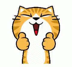 Animated Cat GIF - Animated Cat Thumbs Up - Discover & Share GIFs