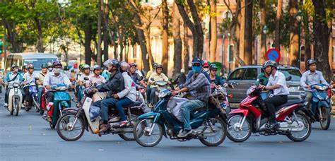 Saigon, Vietnam, the City of Millions of Motorbikes