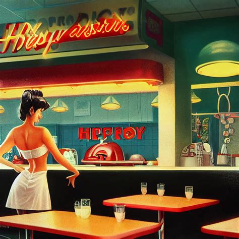 ArtStation - American retro diner 2 | Artworks