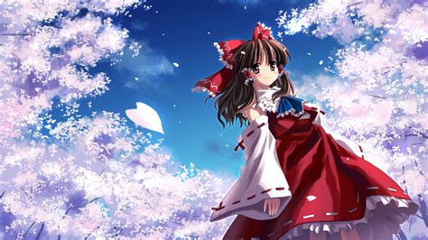 Wallpaper ID: 32031 / anime, Hakurei Reimu, girl, beauty, 4K Wallpaper