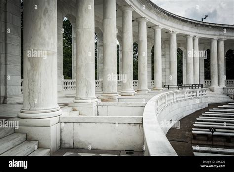 The Arlington Memorial Amphitheater at Arlington National Cemetery, in ...