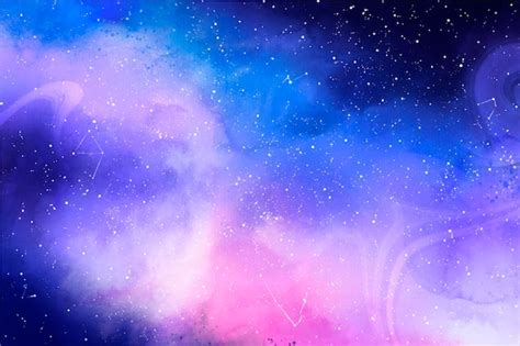 Free Vector | Creative watercolor galaxy background