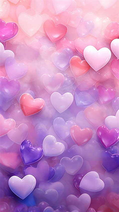 🔥 Free download Cute wallpaper backgrounds purple heart Free Photo Illustration [800x1427] for ...