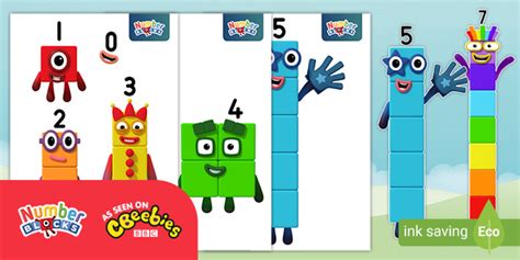 FREE! - 👉 Numberblocks Cut-Outs - Maths Resources