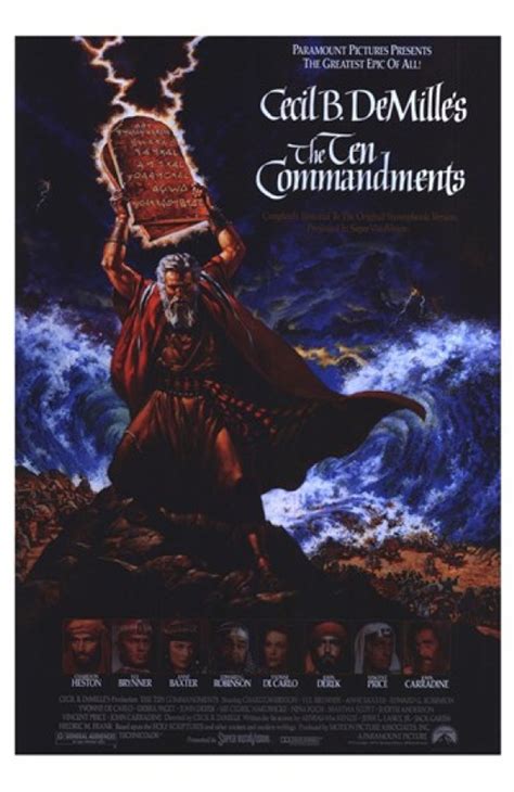 The Ten Commandments Movie Poster (11 x 17) - Item # MOV190196 - Posterazzi