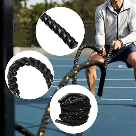 Training Rope,Battle Ropes,Full Body Workout Equipment for Crossfit Training, Home Gym & Fitness ...