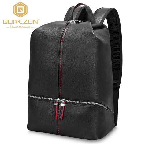 Top Quality Brand Backpack Laptop Genuine Leather Backpack Men's Travel ...