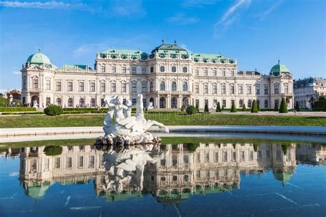 Belvedere Palace in Vienna, Austria Stock Photo - Image of castle ...