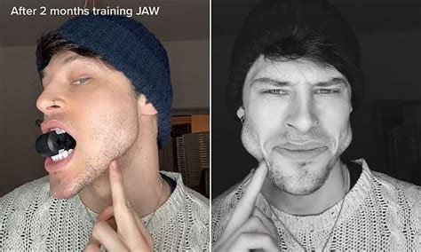 Male model reveals VERY dramatic face transformation after 'training ...