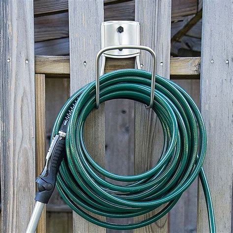 Heavy-Duty Hose Holder | Hose holder, Garden hose holder, Hose hanger