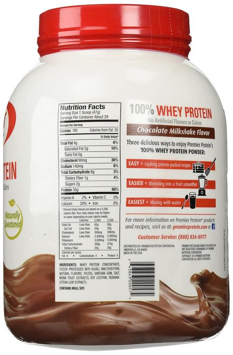 Premier Protein Shakes Nutrition Facts - Nutrition Ftempo