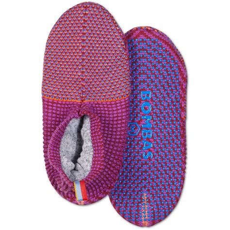 Bombas Adults' Fleece Jacquard Gripper Slippers | Academy