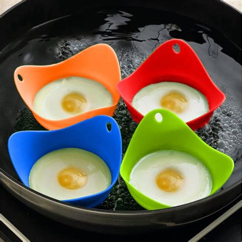 Silicone Egg Poacher Cup Set of 4