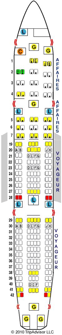 SeatGuru Seat Map Air France