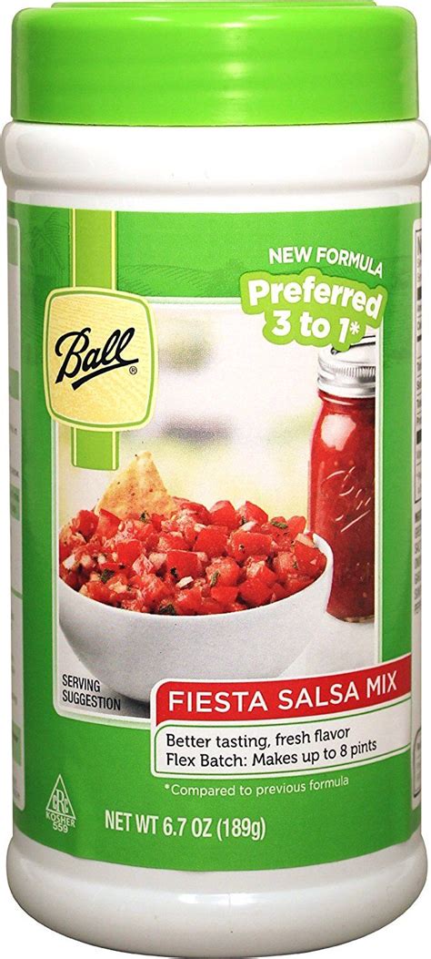 Ball® Fiesta Salsa Mix - Flex Batch - New! (6.7oz) (by Jarden Home ...