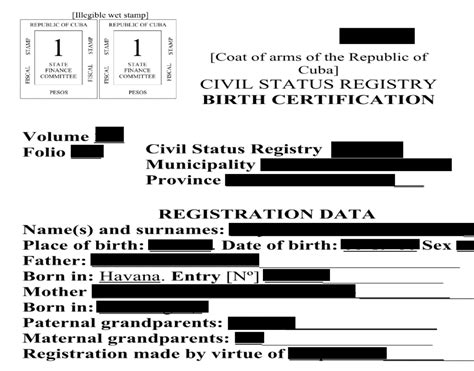 Acta De Nacimiento Traducida En Ingles - Image to u