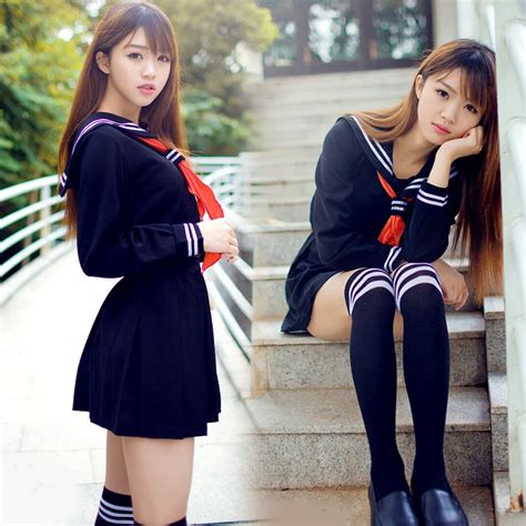 Aliexpress.com : Buy Japanese sailor suit Anime cosplay costume ,Girls High school student ...