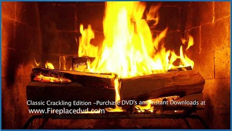 Download Burning Log Fireplace Screensaver - Free and Beautiful Screensaver