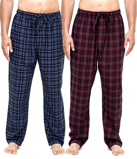 Mens 100% Cotton Flannel Lounge Pants (Relaxed Fit) 2-Pack – Noble Mount