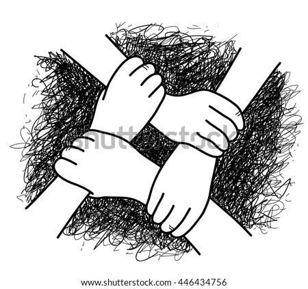 Interlocking Hands Stock Photos, Images, & Pictures | Shutterstock