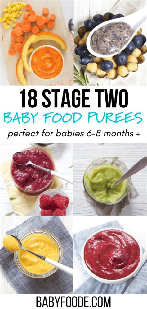 18 Amazing Stage 2 Baby Food Purees (6-8 months) | Baby Foode