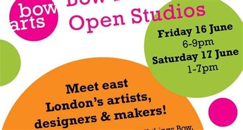 Bow Arts Open Studios Weekend 16-17 June, East London