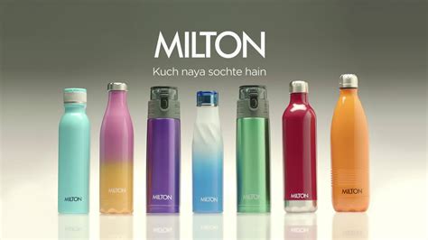 Milton | New Colourful Thermosteel Flasks | Kuch Naya Sochte Hai | A perspective for every ...