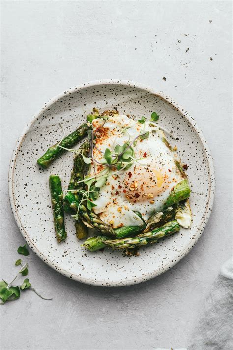 Skillet Asparagus and Eggs - Stem + Spoon