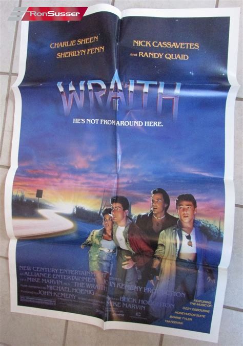 Wraith Original One Sheet Movie Poster 1986 Charlie Sheen – RonSusser.com