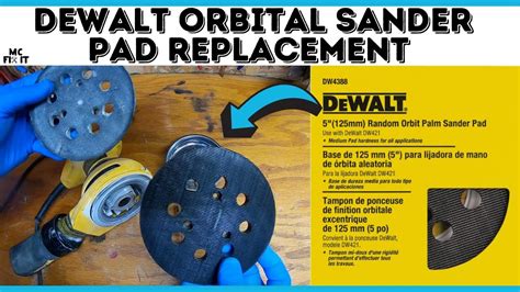 How To Replace DeWalt Orbital Sander Pad Easy!