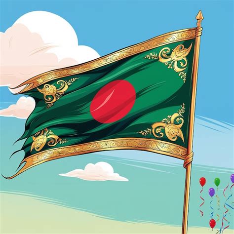 Bangladesh flag for bd national day celebration | Premium AI-generated ...