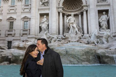 Trevi Fountain Wedding Proposal | Candid Professional Photography