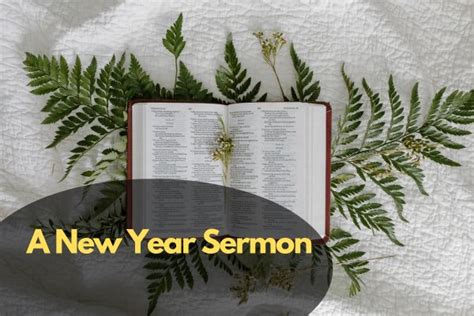 A New Year Sermon – Bible Verses of the day