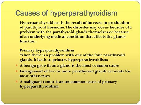 Parathyroid Disease Symptoms And Treatment