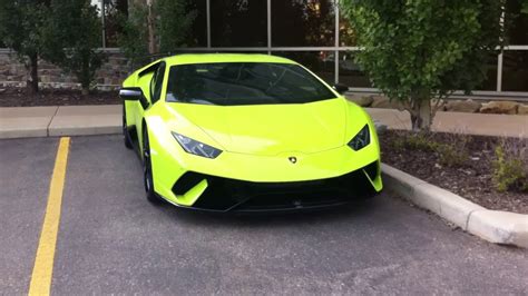 Lime Green Lamborghini Huracán Performante - QP Euro Cars & Coffee ...