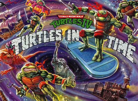 The Videogames Museum: TMNT: TURTLES IN TIME (ARCADE) / TMNT IV ...