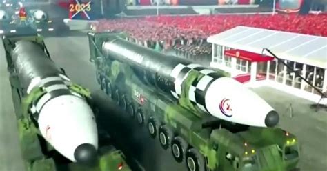 North Korea military parade displays record number of missiles - CBS News